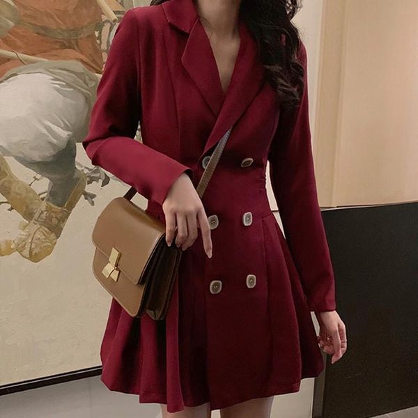 casual dresses blazer dress women korean long sleeve suit spring one-piece ladies office clothing 2021 fashion designer mini, Black;gray
casual dresses blazer dress women korean long sleeve suit spring one-piece ladies office clothing 2021 fashion designer mini, Black;gray