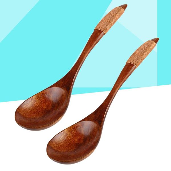 spoons 2pcs japanese style wooden creative soup spoon with tied line on handle vintage tableware for home restaurant (brown)
spoons 2pcs japanese style wooden creative soup spoon with tied line on handle vintage tableware for home restaurant (brown)