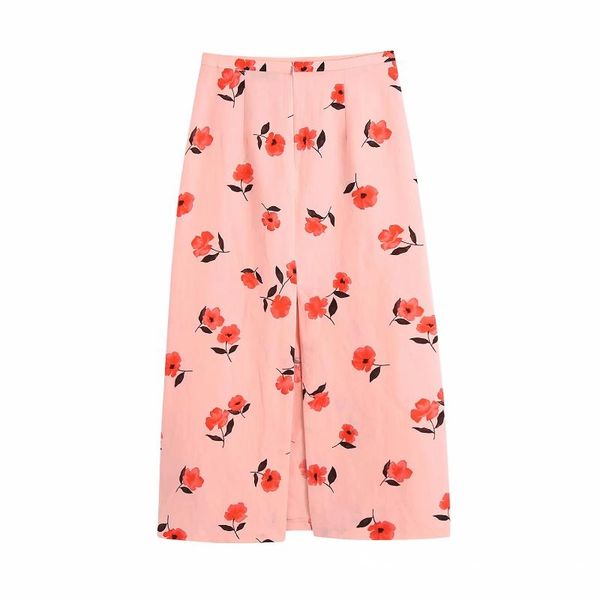 skirts women floral print high waist zipper split pink skirt summer sweet fashion mujer faldas 2021, Black
skirts women floral print high waist zipper split pink skirt summer sweet fashion mujer faldas 2021, Black
