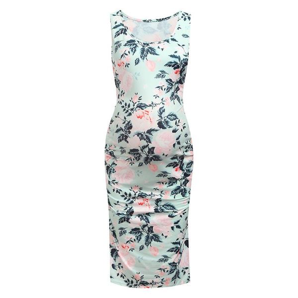 women knee length maternity dress loose elegant sleeveless floral prints casual summer daily polyester fashion crew neck dresses, White
women knee length maternity dress loose elegant sleeveless floral prints casual summer daily polyester fashion crew neck dresses, White