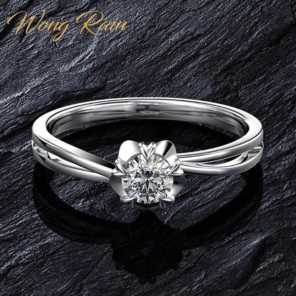 cluster rings wong rain 100% 925 sterling silver created moissanite diamonds gemstone wedding engagement flower ring fine jewelry wholesale, Golden;silver
cluster rings wong rain 100% 925 sterling silver created moissanite diamonds gemstone wedding engagement flower ring fine jewelry wholesale, Golden;silver
