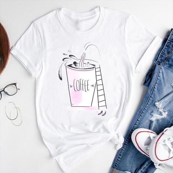 graphic cartoon coffee 90s love women t shirts fashion print short sleeve summer female clothes tees shirt, White
graphic cartoon coffee 90s love women t shirts fashion print short sleeve summer female clothes tees shirt, White