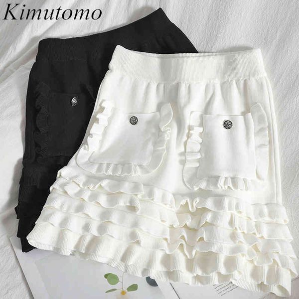 kimutomo solid pockets mini skirt women spring fashion clothing korean high waist fungus knitted skirt elegant casual 210521, Black
kimutomo solid pockets mini skirt women spring fashion clothing korean high waist fungus knitted skirt elegant casual 210521, Black