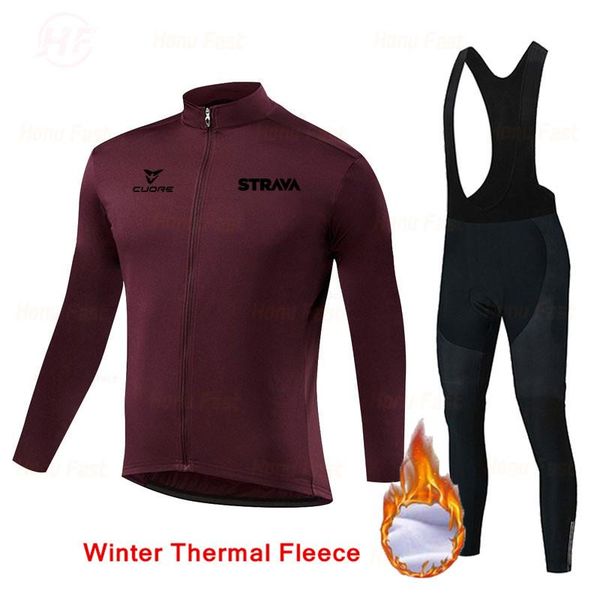 racing sets winter cycling jersey 2022 strava men's set bicycle clothing suit thermal fleece mountain bike clothes sportwear, Black;blue
racing sets winter cycling jersey 2022 strava men's set bicycle clothing suit thermal fleece mountain bike clothes sportwear, Black;blue