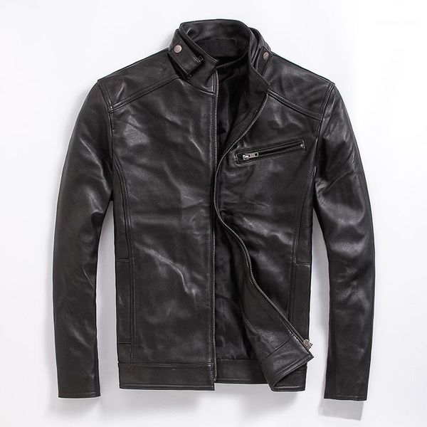 men's leather & faux black men stand collar motorcycle genuine jacket coats slim plus size xxxxxl business casual biker real jackets
men's leather & faux black men stand collar motorcycle genuine jacket coats slim plus size xxxxxl business casual biker real jackets
