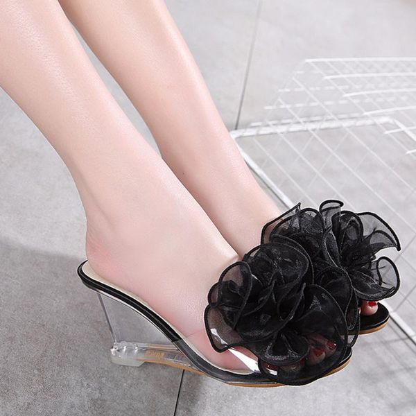slippers dwayne wedges heel sandals women 2021 summer crystal transparent high heels diamond slides banquet, Black
slippers dwayne wedges heel sandals women 2021 summer crystal transparent high heels diamond slides banquet, Black