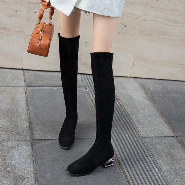 boots over the knee 5cm kitten heels boot shoes for women black booties with warm autumn winter talon femme sexy
boots over the knee 5cm kitten heels boot shoes for women black booties with warm autumn winter talon femme sexy