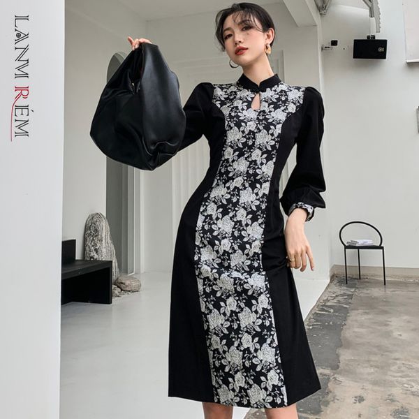 retro floral printed cheongsam dress spring autumn vintage long sleeve for women elegant party clothes 2a9023 210507, Black;gray
retro floral printed cheongsam dress spring autumn vintage long sleeve for women elegant party clothes 2a9023 210507, Black;gray