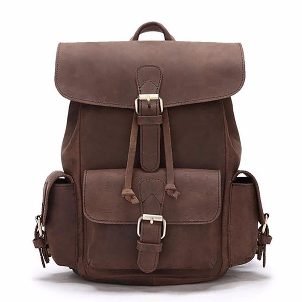 backpack 100% genuine leather men vintage women daypack school satchel travel book bags rucksack
backpack 100% genuine leather men vintage women daypack school satchel travel book bags rucksack