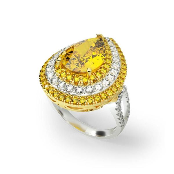 cluster rings classic brand 100% real s925 sterling silver yellow zircon twinkle beauty water drop fine jewelry accessories, Golden;silver
cluster rings classic brand 100% real s925 sterling silver yellow zircon twinkle beauty water drop fine jewelry accessories, Golden;silver