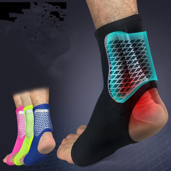 ankle support brace compression sleeve elastic breathable sports basketball anti sprain protectors, Blue;black
ankle support brace compression sleeve elastic breathable sports basketball anti sprain protectors, Blue;black