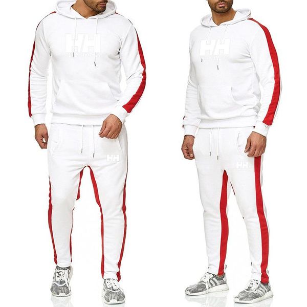 men's tracksuits 2021 spring and autumn fashion casual exercise suit, Gray