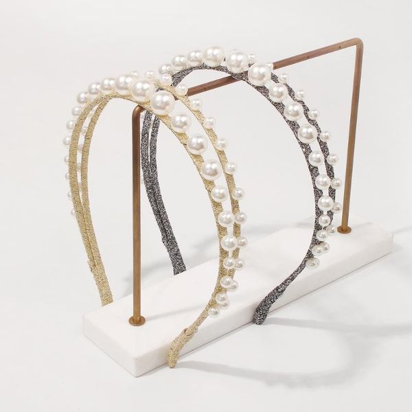 hair clips & barrettes sweet imitation pearl double layers gold black color headbands for women wholesale elegant wedding jewelry accessorie, Golden;silver
hair clips & barrettes sweet imitation pearl double layers gold black color headbands for women wholesale elegant wedding jewelry accessorie, Golden;silver