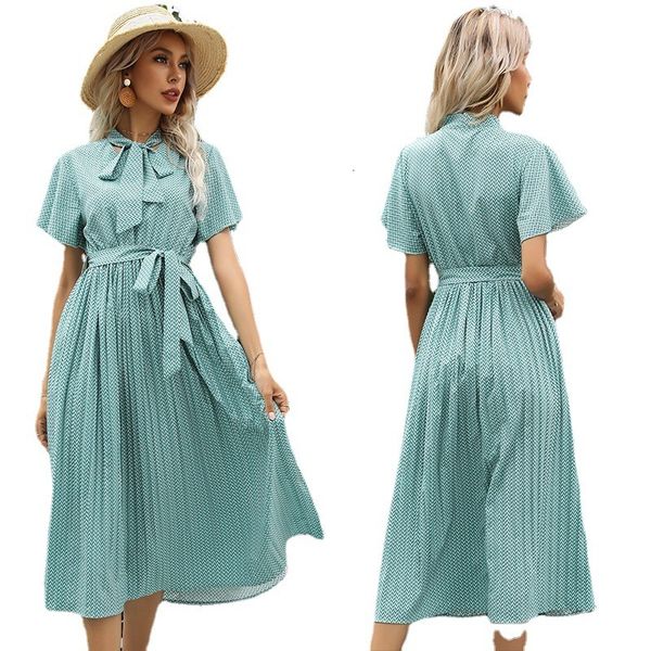 trumpet short sleeve lace up pleated s for women in summer 2021, Black;gray
trumpet short sleeve lace up pleated s for women in summer 2021, Black;gray