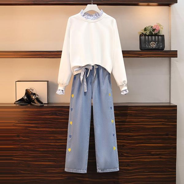 women's two piece pants black set women striped splicing long sleeve and wide leg sets casual office korean ladies suits, White
women's two piece pants black set women striped splicing long sleeve and wide leg sets casual office korean ladies suits, White