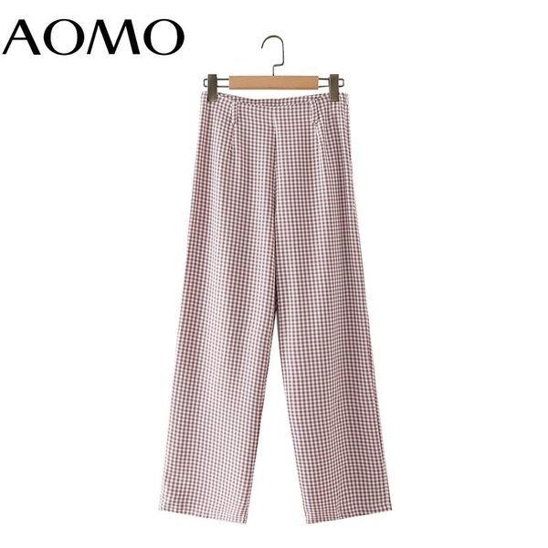 women's pants & capris aomo fashion women retro plaid suit trousers pockets buttons office lady pantalon an24a, Black;white
women's pants & capris aomo fashion women retro plaid suit trousers pockets buttons office lady pantalon an24a, Black;white