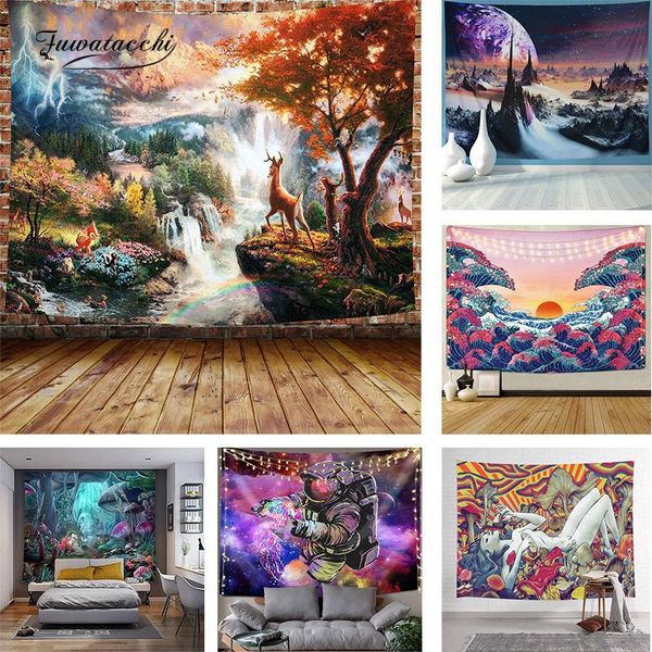 tapestries fuwatacchi blanket tapestry astronaut in outer space wall hanging bohemian bed home room decoration hippie 
tapestries fuwatacchi blanket tapestry astronaut in outer space wall hanging bohemian bed home room decoration hippie
