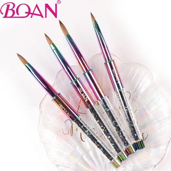 nail brushes bqan 1pc dazzling kolinsky acrylic brush crystal beads handle rhinestone studs picker wax pencil manicure art tool, Yellow
nail brushes bqan 1pc dazzling kolinsky acrylic brush crystal beads handle rhinestone studs picker wax pencil manicure art tool, Yellow