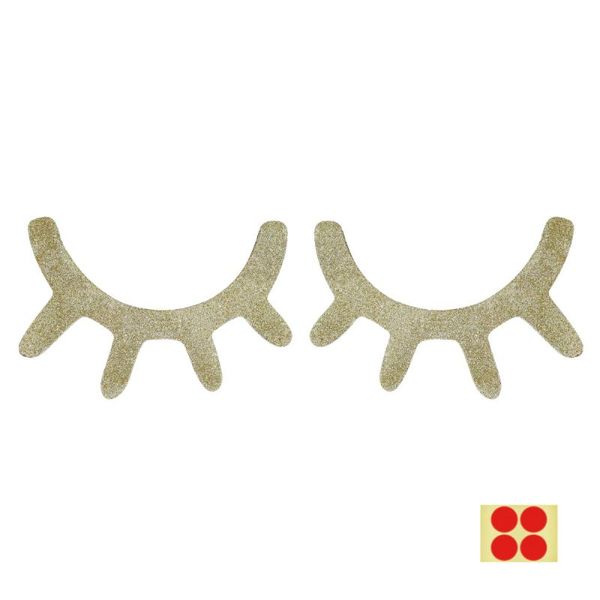 pair glittering eyelash stickers wooden golden wall decorations sleepy eyes decors for kids room
pair glittering eyelash stickers wooden golden wall decorations sleepy eyes decors for kids room