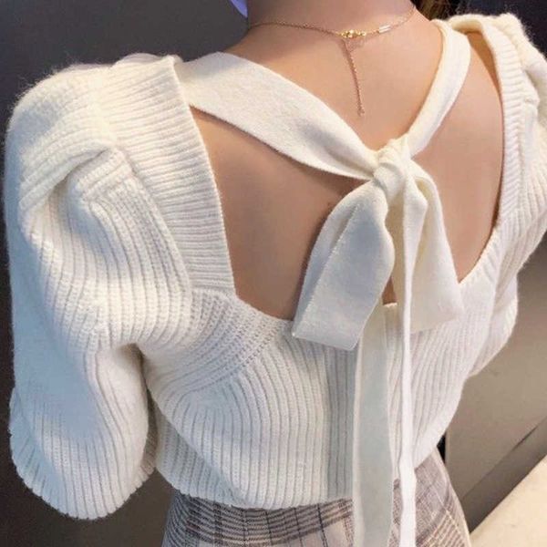 pullover women solid square collar korean knitted sweater coat fashion female knitwear winter women's clothing autumn 210604, White;black
pullover women solid square collar korean knitted sweater coat fashion female knitwear winter women's clothing autumn 210604, White;black