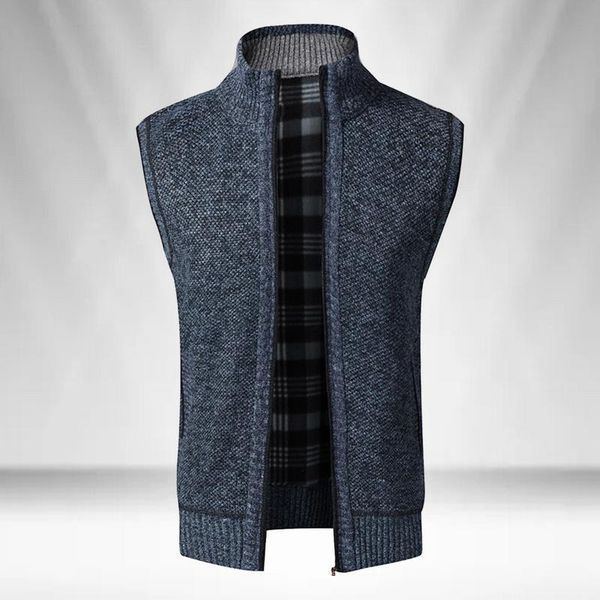 men's vests 2021 men sweater coat sleeveless zip up cardigan knitted vest vintage stand collar jacket plaid knitwear waistcoat, Black;white
men's vests 2021 men sweater coat sleeveless zip up cardigan knitted vest vintage stand collar jacket plaid knitwear waistcoat, Black;white