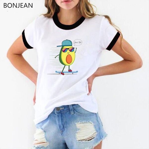 korean kawaii avocado vegan men t shirts and women vogue femme small fresh casual female graphic clothes tee, White;black
korean kawaii avocado vegan men t shirts and women vogue femme small fresh casual female graphic clothes tee, White;black