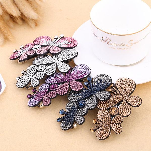hair clips & barrettes ladies clip korean fashion alloy rhinestone crystal color double butterfly girl hairpin headdres, Golden;silver
hair clips & barrettes ladies clip korean fashion alloy rhinestone crystal color double butterfly girl hairpin headdres, Golden;silver