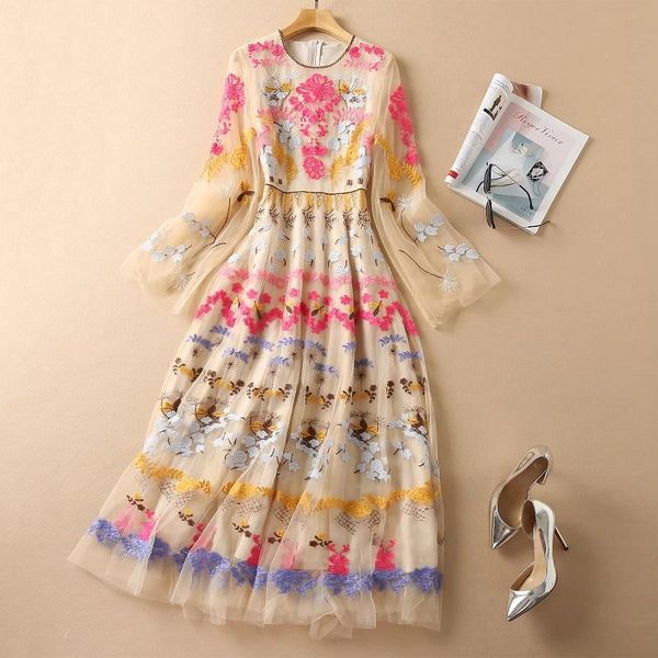 casual dresses long dress 2022 spring wedding party women allover lurex embroidery sleeve tulle mesh maxi, Black;gray
casual dresses long dress 2022 spring wedding party women allover lurex embroidery sleeve tulle mesh maxi, Black;gray