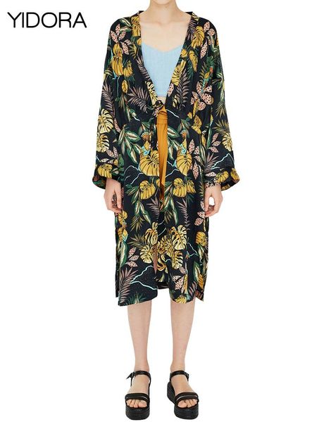 casual dresses fall 2021 women deep v neck floral print midi vacation dress with sides slits & front tie closured - ladies beachwear, Black;gray
casual dresses fall 2021 women deep v neck floral print midi vacation dress with sides slits & front tie closured - ladies beachwear, Black;gray