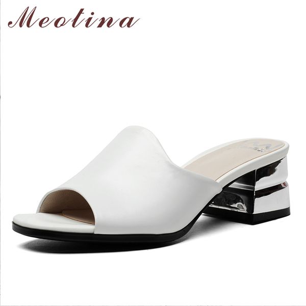 women shoes natural genuine leather high heels slippers square toe peep slides heel summer lady sandals 210517, Black
women shoes natural genuine leather high heels slippers square toe peep slides heel summer lady sandals 210517, Black