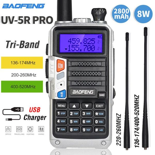 walkie talkie baofeng uv-5r pro tri-band 8w high power portable two way radio uv 5r upgrade amateur cb ham fm transceiver
walkie talkie baofeng uv-5r pro tri-band 8w high power portable two way radio uv 5r upgrade amateur cb ham fm transceiver