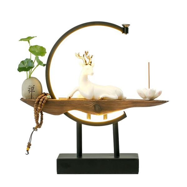 fragrance lamps buddhist backflow incense burner holder smoke waterfall censer buddha lotus white deer with lamp circle home decoration
fragrance lamps buddhist backflow incense burner holder smoke waterfall censer buddha lotus white deer with lamp circle home decoration