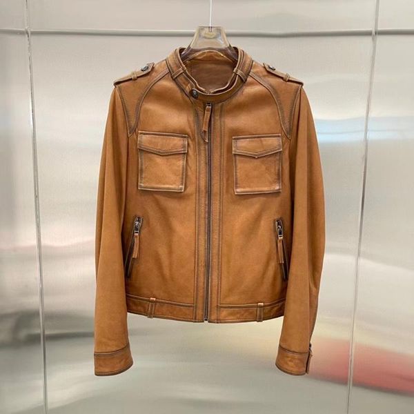 women's leather & faux short coat women spring and autumn 2021 arrival plantation knead skin sheepskin jacket female stand-up collar, Black
women's leather & faux short coat women spring and autumn 2021 arrival plantation knead skin sheepskin jacket female stand-up collar, Black