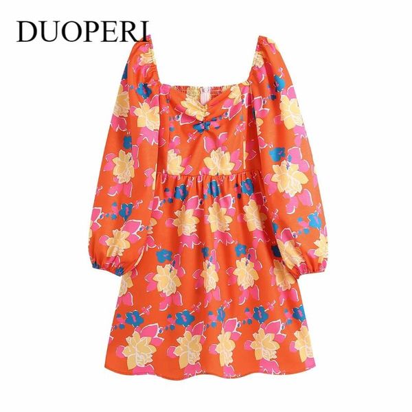 casual dresses duoperi 2021 women fashion printed elastic square collar mini dress long sleeve vintage female vestidos mujer, Black;gray
casual dresses duoperi 2021 women fashion printed elastic square collar mini dress long sleeve vintage female vestidos mujer, Black;gray