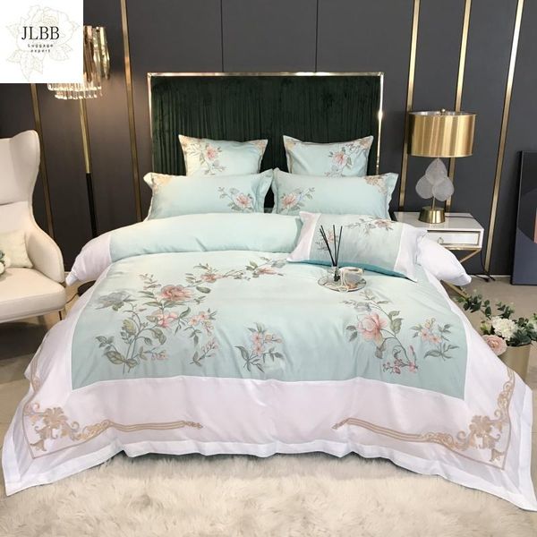 bedding sets 600tc satin like silk cotton luxury chinese style flowers embroidery set duvet cover bed linen fitted sheet pillowcases
bedding sets 600tc satin like silk cotton luxury chinese style flowers embroidery set duvet cover bed linen fitted sheet pillowcases