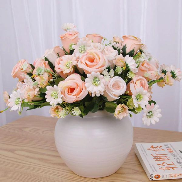 decorative flowers & wreaths beautiful wedding artificial rose bouquet european style bride holding home diy fake q49
decorative flowers & wreaths beautiful wedding artificial rose bouquet european style bride holding home diy fake q49