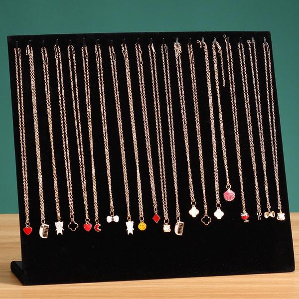 jewelry pouches, bags 20 hooks l shape bracelet chain necklace display holder stand organizer hangs show rack chains, Pink;blue
jewelry pouches, bags 20 hooks l shape bracelet chain necklace display holder stand organizer hangs show rack chains, Pink;blue