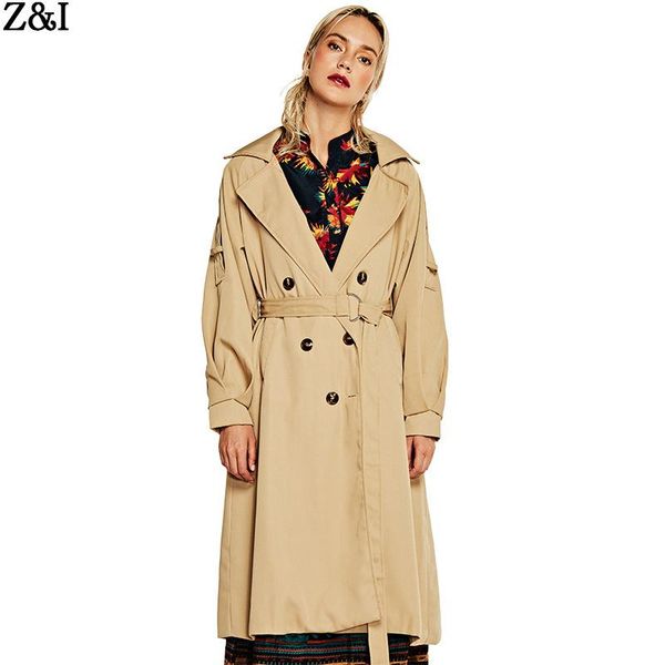women's trench coats autumn long windbreaker waist slim lapels ladies coat, Tan;black
women's trench coats autumn long windbreaker waist slim lapels ladies coat, Tan;black