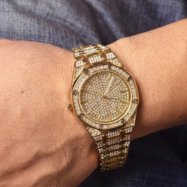 wristwatches luxury iced out diamond women watch men rhinestone hip hop ladies watches brand dress gold clock montre femme, Slivery;brown
wristwatches luxury iced out diamond women watch men rhinestone hip hop ladies watches brand dress gold clock montre femme, Slivery;brown