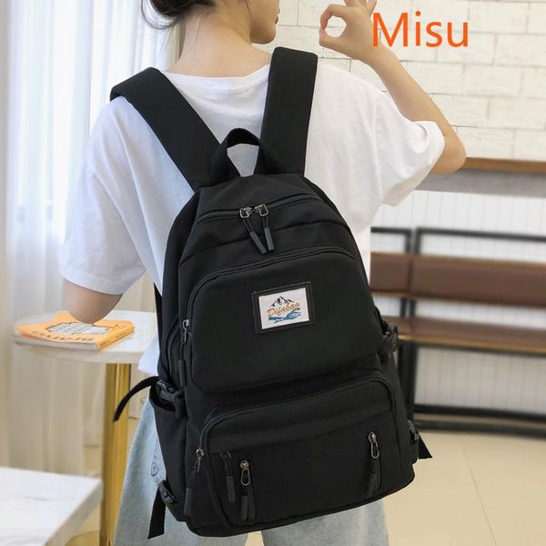 vertical zipper women backpack insert buckle waterproof nylon student backpacks schoolbag for teenage girls travel mochila
vertical zipper women backpack insert buckle waterproof nylon student backpacks schoolbag for teenage girls travel mochila