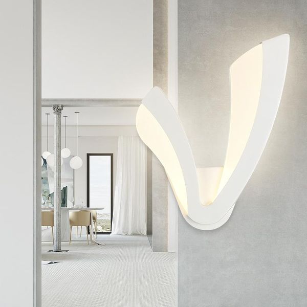 wall lamp modern simplicity white v-shaped background led light acrylic hardware body bedroom lights left and right palm walls
wall lamp modern simplicity white v-shaped background led light acrylic hardware body bedroom lights left and right palm walls