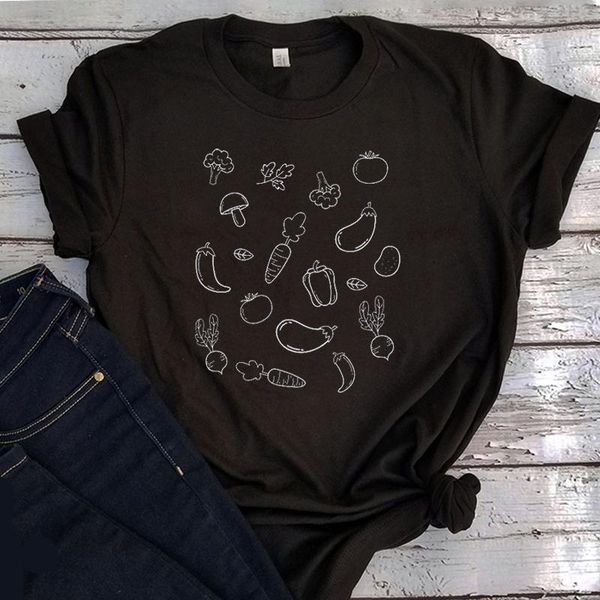 women's t-shirt fruit and vegetable pattern 2021 women fashion clothing vegetarianism cartoon harajuku retro woman tshirts, White
women's t-shirt fruit and vegetable pattern 2021 women fashion clothing vegetarianism cartoon harajuku retro woman tshirts, White