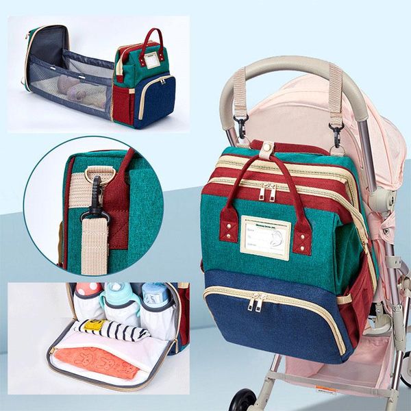 diaper bags mummy maternity bag portable folding crib nappy large capacity backpack multi-function outdoor travel stroller
diaper bags mummy maternity bag portable folding crib nappy large capacity backpack multi-function outdoor travel stroller