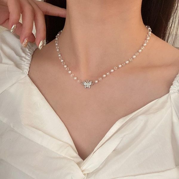 pendant necklaces vintage pearl chain choker transparent beads simple silver butterfly necklace women aesthetic jewelry gifts 2021 arrival
pendant necklaces vintage pearl chain choker transparent beads simple silver butterfly necklace women aesthetic jewelry gifts 2021 arrival
