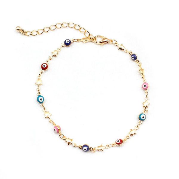 anklets summer women's anklet bohemian colorful 2021 evil eyes beach on foot ankle bracelets for women leg chain, Red;blue
anklets summer women's anklet bohemian colorful 2021 evil eyes beach on foot ankle bracelets for women leg chain, Red;blue