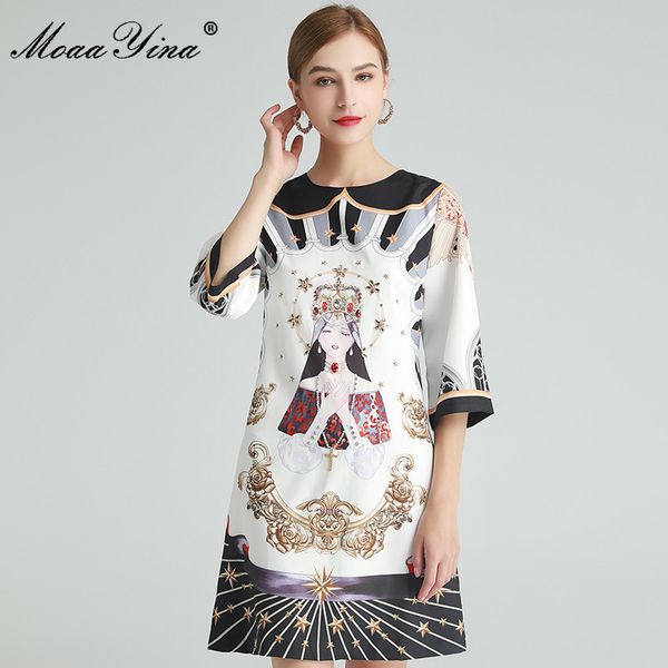 fashion designer dress summer women's dress crystal diamond beaded print indie folk dresses 210524, Black;gray
fashion designer dress summer women's dress crystal diamond beaded print indie folk dresses 210524, Black;gray