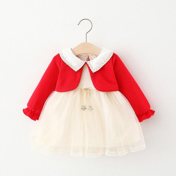 girl's dresses 6m-3t baby dress toddler girl clothes autumn spring kids mesh star children infant outfits, Red;yellow
girl's dresses 6m-3t baby dress toddler girl clothes autumn spring kids mesh star children infant outfits, Red;yellow