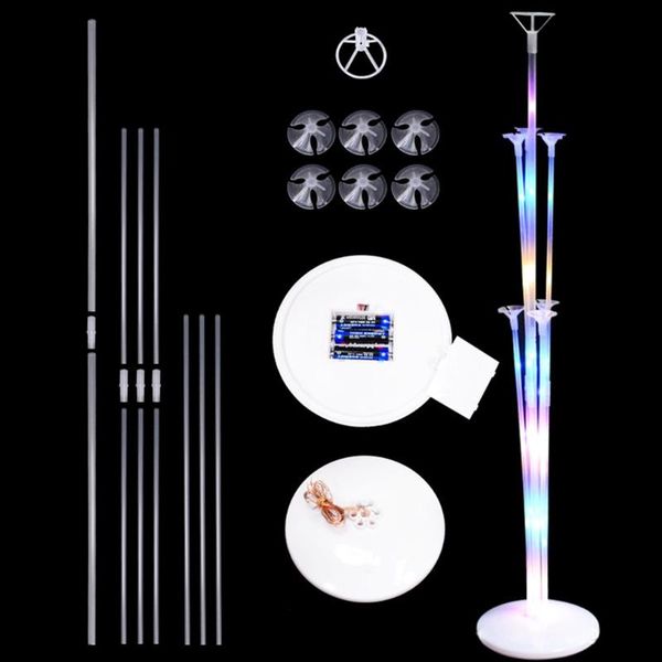 party decoration balloon holder stand with led light long sticks self-assembly transparent kit
party decoration balloon holder stand with led light long sticks self-assembly transparent kit