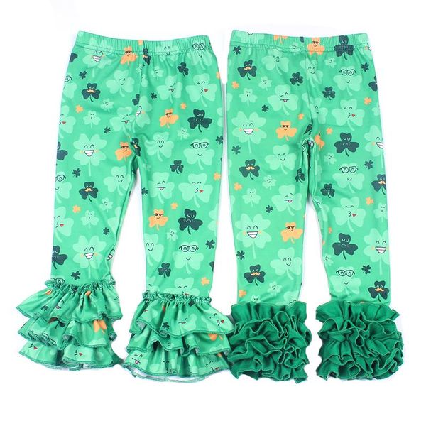 st. patrick's day toddler girls leggings milk silk lucky clover flared pants baby triple ruffle bell bottom trousers, Blue
st. patrick's day toddler girls leggings milk silk lucky clover flared pants baby triple ruffle bell bottom trousers, Blue