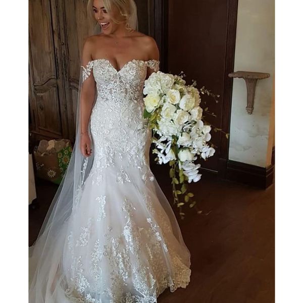 berta mermaid wedding dresses off the shoulder lace bridal gowns sweep train plus size, White
berta mermaid wedding dresses off the shoulder lace bridal gowns sweep train plus size, White